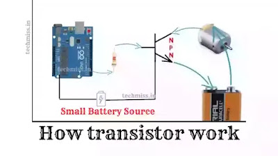 How transistor work in Marathi