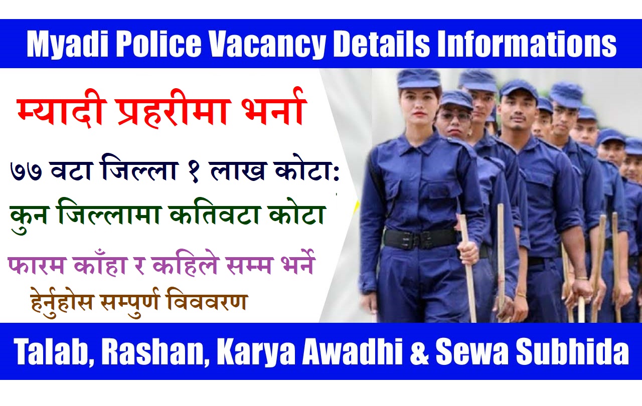 Myadi Police Vacancy