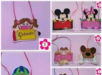 porta recados Disney para imprimir 