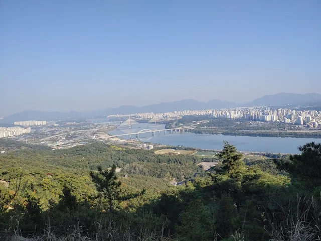 아차산4보루에서 조망한 한강