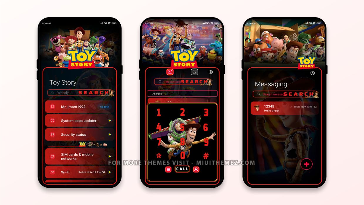 Red Combination MIUI Theme