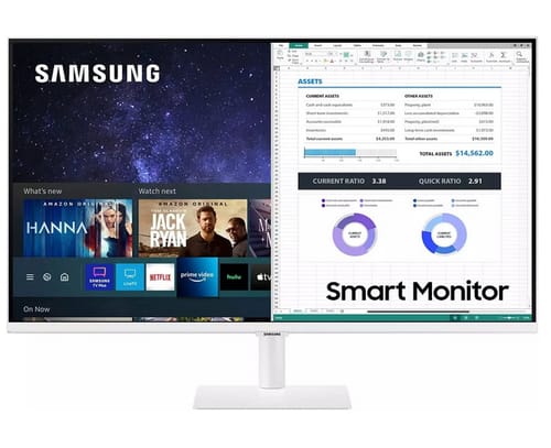 Samsung LS32AM501NNXZA White M5 FHD Smart Monitor