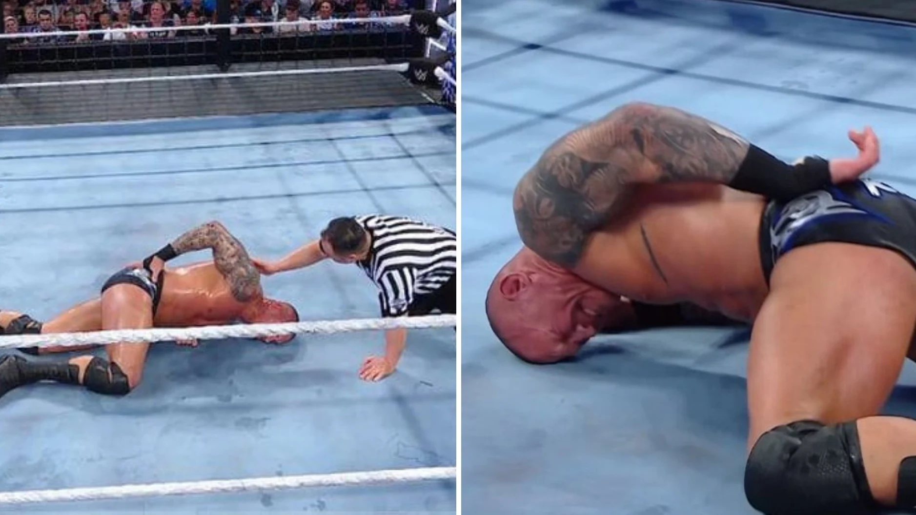 Randy Orton hurt at WWE Elimination Chamber 2024