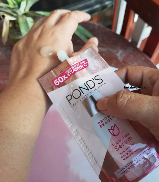 pond's bright beauty, pond's serum, serum pencerah wajah