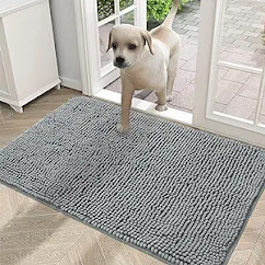 OLANLY Dog Door Mat for Muddy Paws