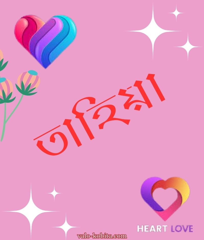 তাহিয়া নামের পিক বা ডিজাইন