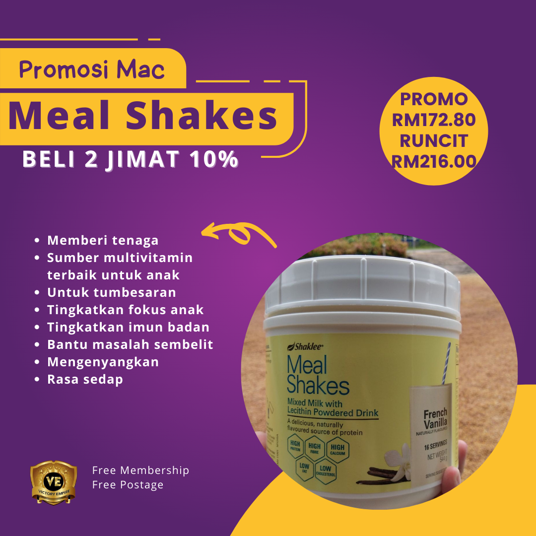 Promosi Shaklee Mac 2022