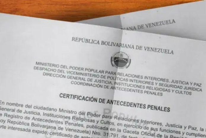 Certificados de antecedentes penales dejarán de ser gratuitos