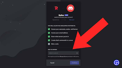 Cara mengundang Bot Musik di discord