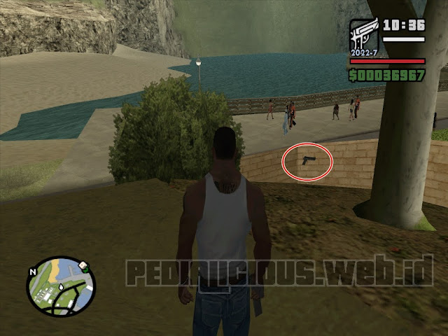 Bayside Marina Lokasi Desert Eagle GTA San Andreas