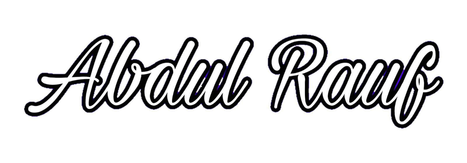 Abdul Rauf Official Creations