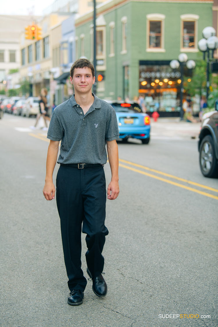 Downtown Senior Pictures for Guys by Ann Arbor Senior Portrait Photography
