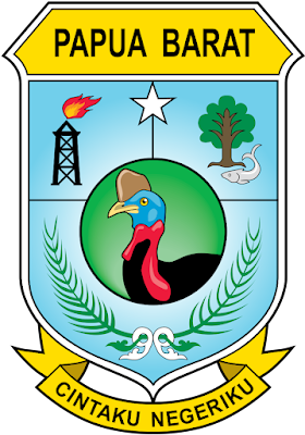 Logo / Lambang Provinsi Papua Barat - Latar (Background) Putih & Transparent (PNG)