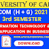 CU B.COM Third Semester Information Technology & Its Application in Business 2021 Question Paper With Answer | B.COM Information Technology & Its Application in Business 3rd Semester 2021 Calcutta University Question Paper With Answer