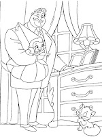 The princess and the frog coloring page