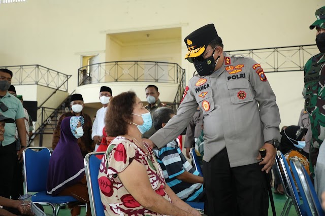 BULAN RAMADHAN SEMAKIN DEKAT, KAPOLDA SUMUT KEJAR VAKSIN BOOSTER 70 PERSEN