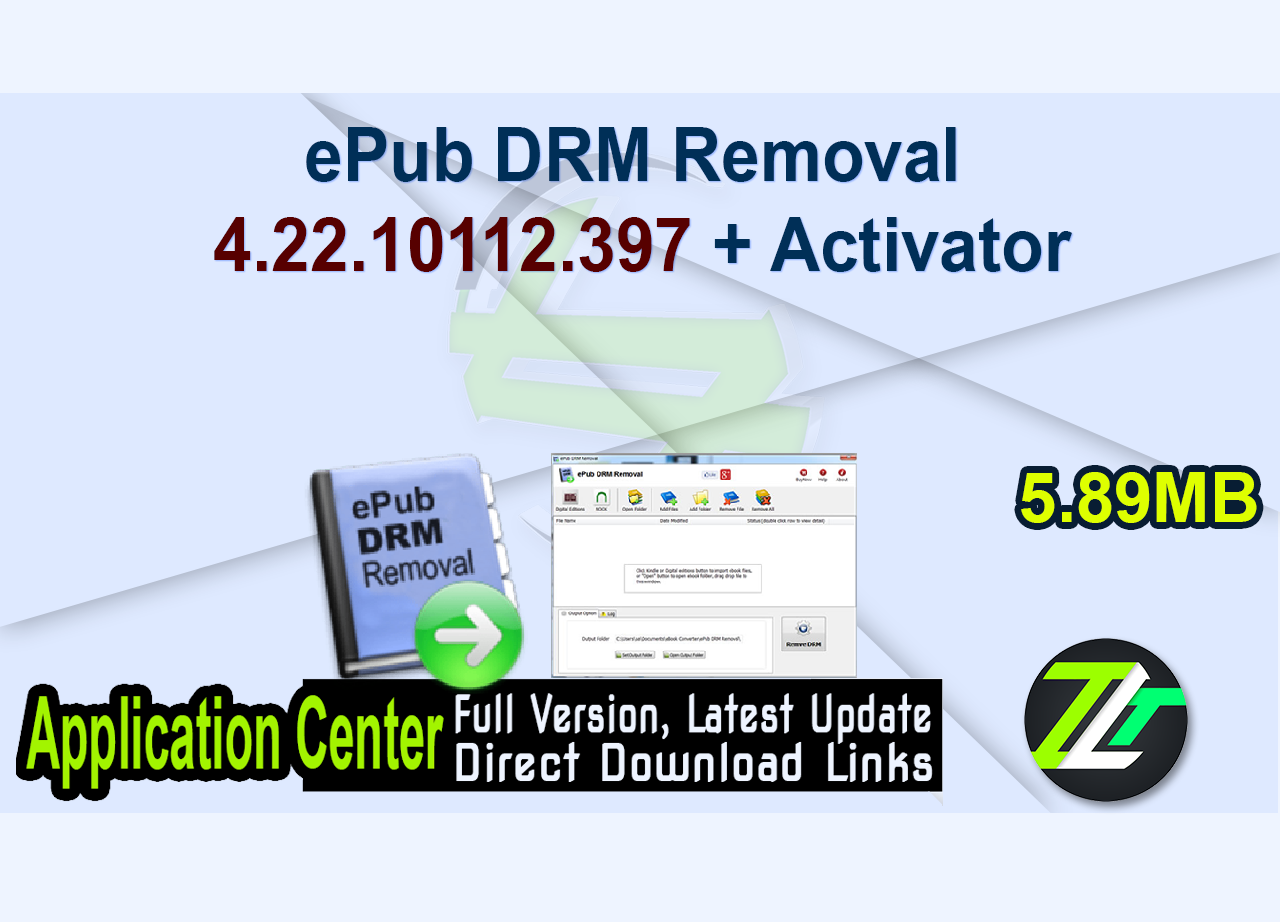 ePub DRM Removal 4.22.10112.397 + Activator