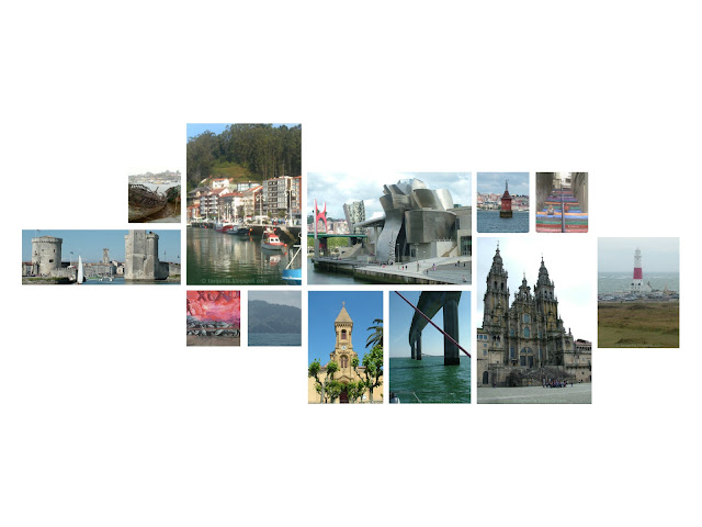 Collage of photos from around Northern Europe