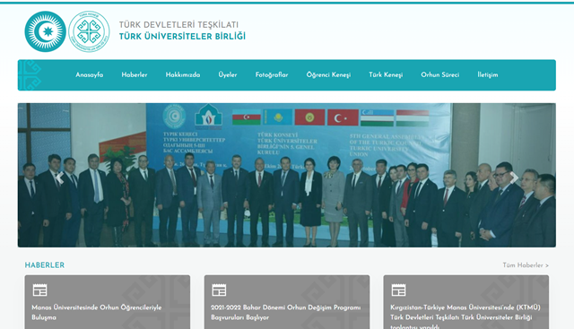 Türk Keneşi Türk Üniversiteler Birliği’nin web sayfası yayına başladı.