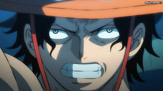 ワンピースアニメ 1013話 火拳のエース かっこいい Portgas D.Ace | ONE PIECE Episode 1013