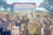 Wakili Kapolres Oku, Kasat Binmas Hadiri Panen Jagung Di PT. Perkebunan Minanga Ogan
