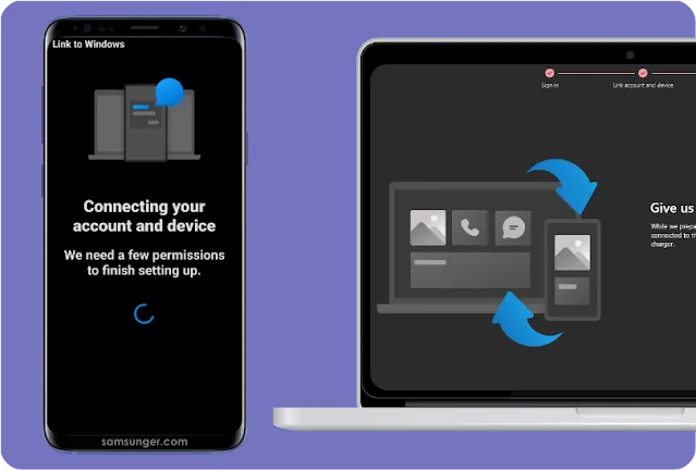 Pairing Windows Computer with a Samsung Phone Picture