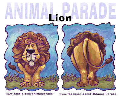 Heads and Tails Animal Parade Lion