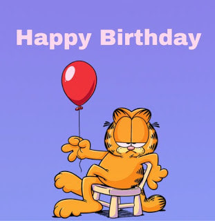 Garfield's Happy Birthday greeting cards