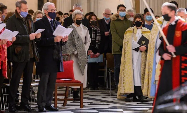 The Duchess of Gloucester attended a special celebratory service of Choral Evensong at St Paul’s Cathedral