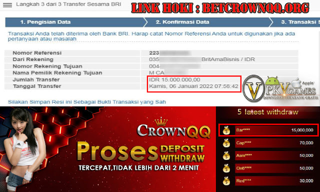 CrownQQ Agen DominoQQ BandarQ dan Domino99 Online Terbesar