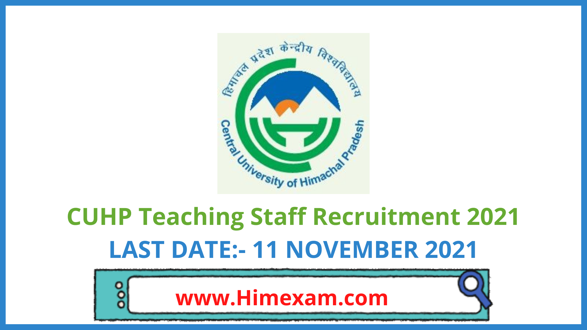 CUHP Teaching Staff Recruitment 2021