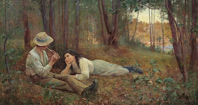 Bush Idyll, 1893 by Frederick McCubbin