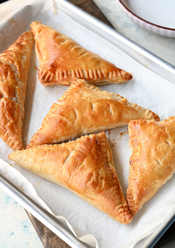 best ever homemade puff pastry apple  turnovers