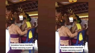 Viral, Wanita di Gianyar Menikah Dengan Sendiri, Sebab Mempelai Pria Mendadak Tak Mau Nyentana