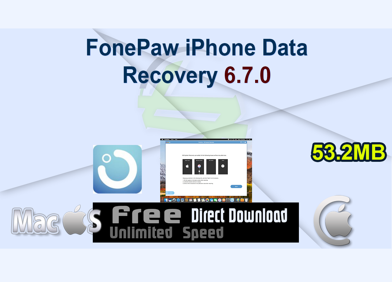 FonePaw iPhone Data Recovery 6.7.0