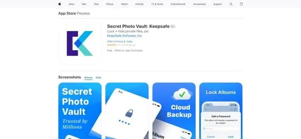 تطبيق Keepsafe