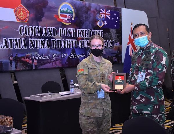 Paban VII/Latma Sops TNI Tutup Latihan Bersama Nusa Bhakti Ausindo 2021