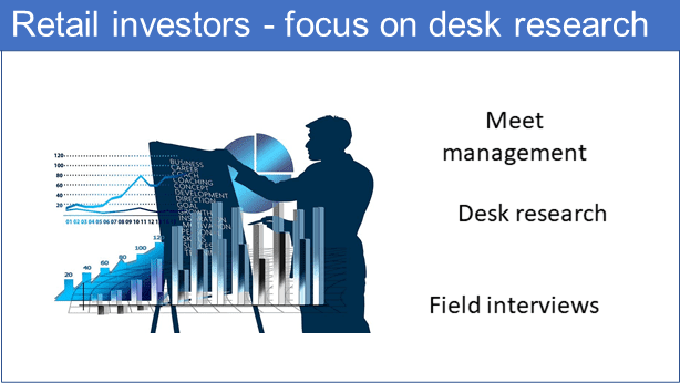 Retail investors should focus on desk research