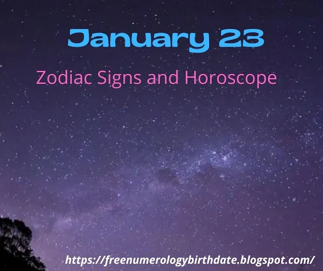 January 23 zodiac sign
