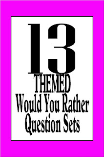 Start the conversation with your family using these 13 fun themed Would You Rather question sets.  Use these free printables tonight at dinner, on your next car ride, or while spending the evening together and have some fun family time while getting to know your kids' thoughts.