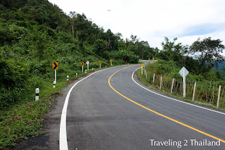 Route 1081 in Nan province, North Thailand Traveling in Thailand