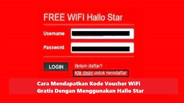 Kode Voucher WiFi Gratis