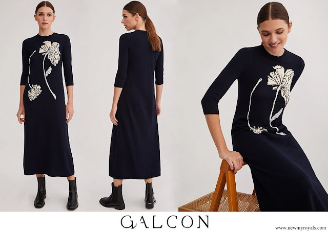 Queen Letizia wore GALCON STUDIO Knit Dress