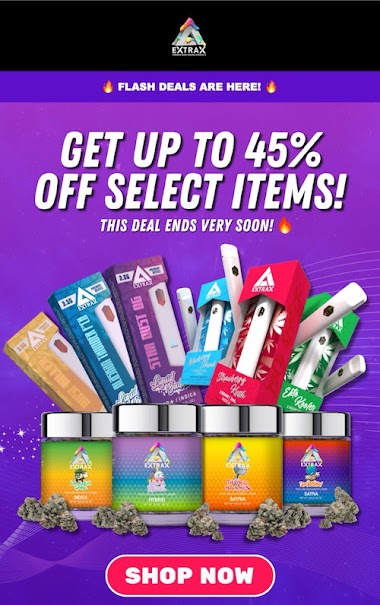 Don't Miss Out on the DeltaExtrax Flash Sale - Save 45% Off Select Items!
