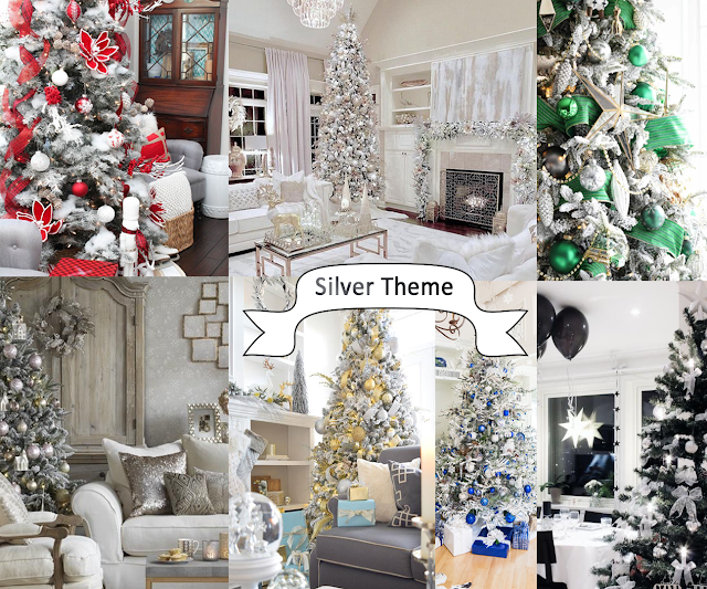 alt="Christmas, Silver  theme, Silver , x'mas, Christmas decorations, decorations, season, holiday, snow, Christmas tree,  december, winter"