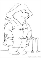 Paddington Bear coloring page