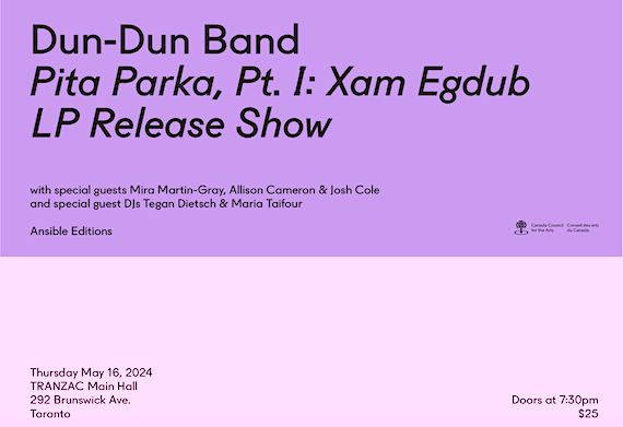 Craig Dunsmuir's Dun-Dun Band @ The Tranzac, Thursday