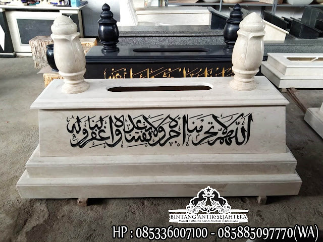 DAFTAR HARGA 15 JENIS KIJINGAN MAKAM MARMER GRANITE TERLARIS BERIKUT NISAN NYA