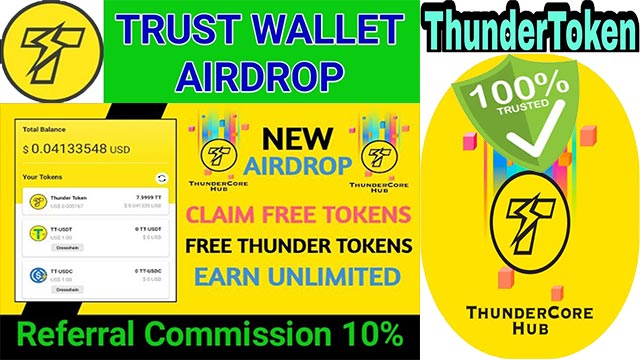 Thunder Token Airdrop $5000 TT Coin Free