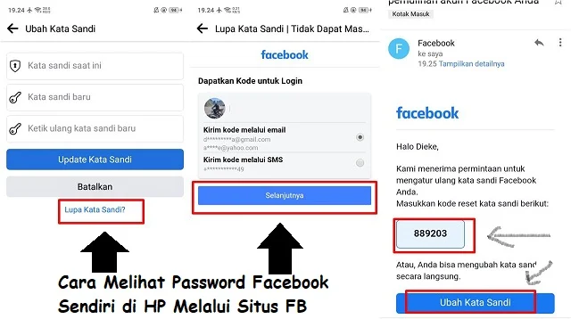 Cara Melihat Password Facebook Sendiri di HP